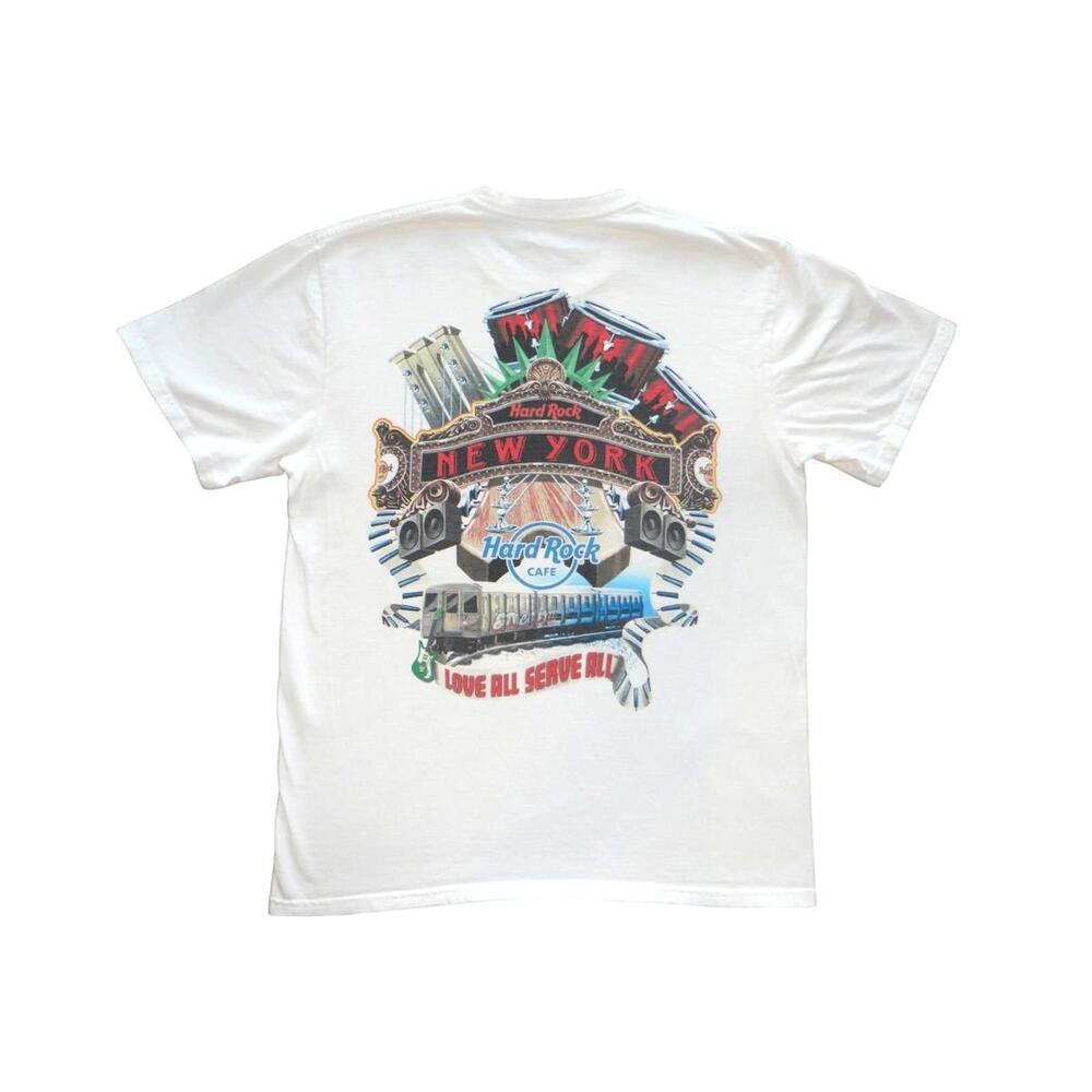 Hard Rock Cafe New York T-Shirt - White - Large‎